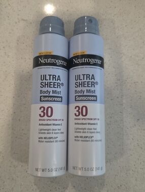 Neutrogena Ultra Sheer Body Mist SPF 30 Sunscreen (Two Pack)